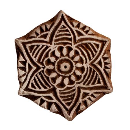 Set of 1 Piece New Wooden Printing Block